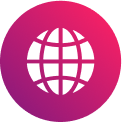 Worldwide reach icon